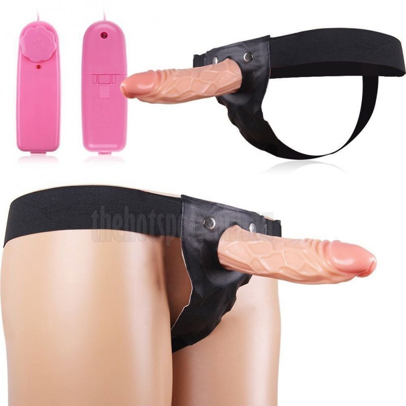 6 Inch Harness Strap On Vibrator